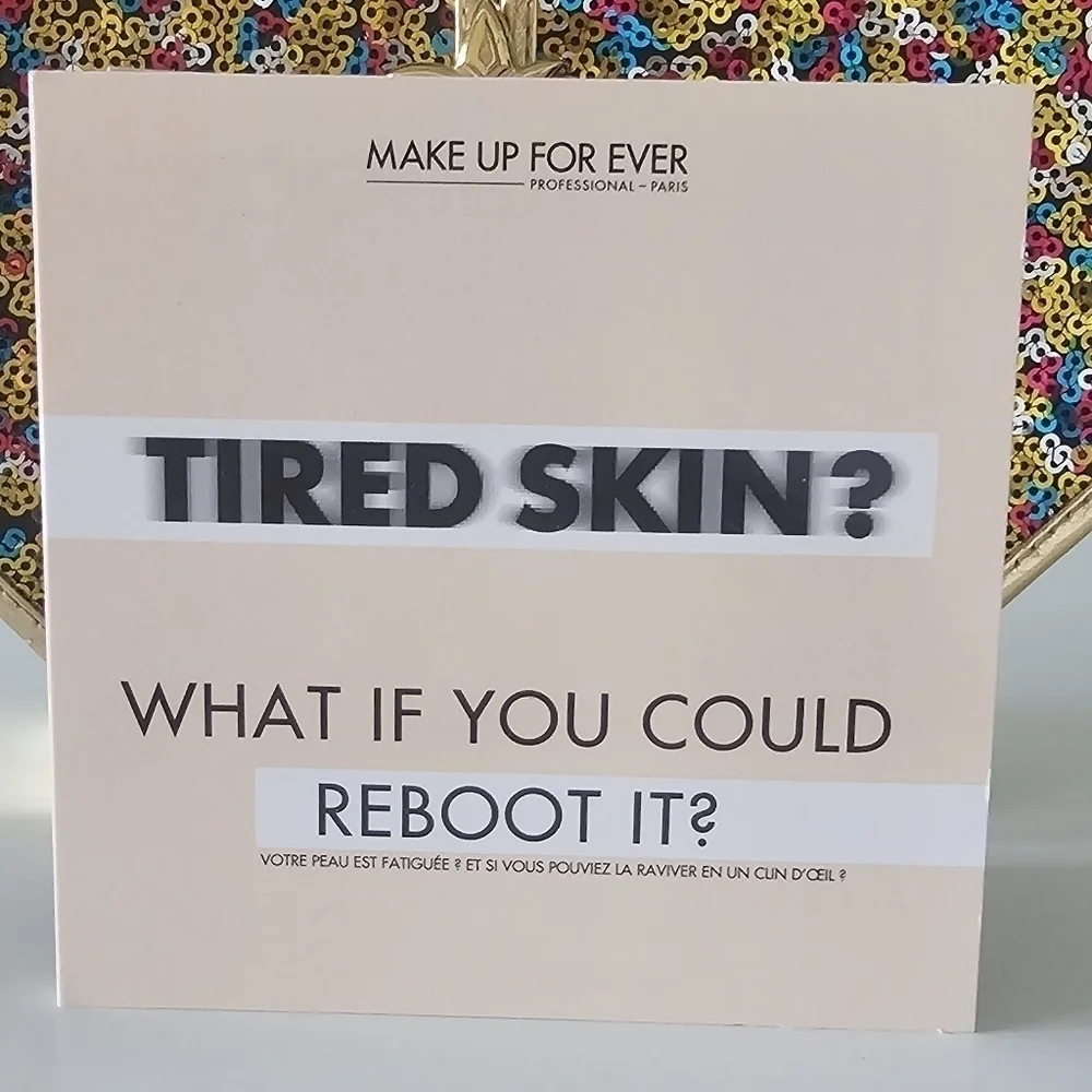 ⚪ free⚪ MAKEUP FOREVER REBOOT FOUNDATION SAMPLE CARD